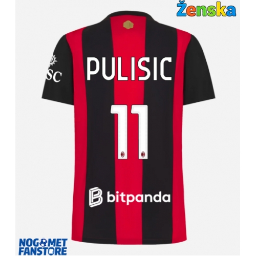 AC Milan Christian Pulisic #11 Domaci Dres za Ženska 2026-27 Kratak Rukav